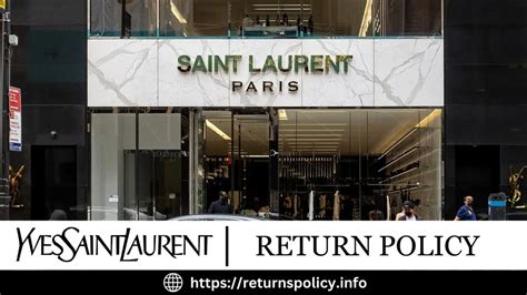 ysl perfume return policy|ysl beauty return policy.